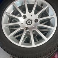 cerchi in lega smart 451 completi di gomme 