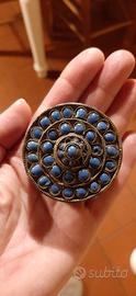 scatoletta tibetana vintage pietre Blu 