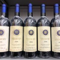 Sassicaia 1998 / 2000 / 2004 / 2006 / 2009 / 2016