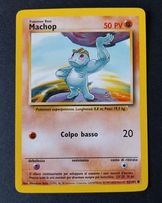 Pokemon Carta Machop 52-102 in Italiano Usata
