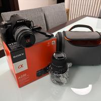 Macchina fotografica sony alpha 230 + obiettivo