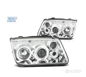 FARI PER VOLKSWAGEN VW BORA 98-05 ANGEL EYES CROMA