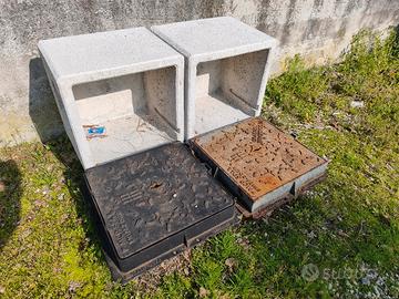 Chiusini ghisa D400, pozzetti e corrugato nuovi