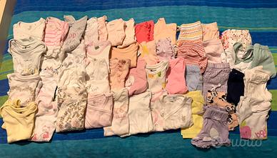 Abbigliamento misto  neonata 0/1 mese e 0/3 mesi