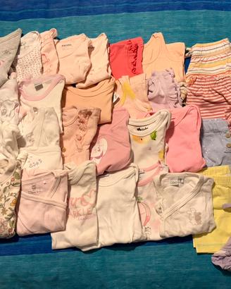 Abbigliamento misto  neonata 0/1 mese e 0/3 mesi