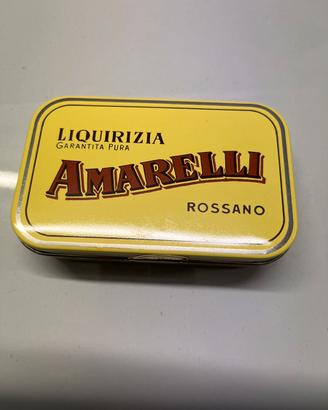 Scatola latta amarelli