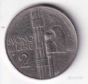 italia regno-buono da 2 lire 1927 - VEM III