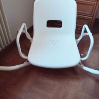 Sedia girevole per vasca da bagno