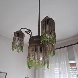Lampadario d'epoca stile liberty