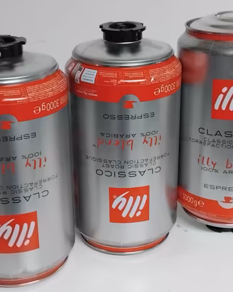 3 Barattoli Caffè Illy Vuoti