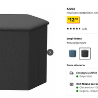 pouf contenitore