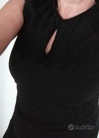 tubino nero donna