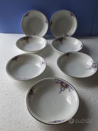Vintage Ciotole in ceramica D.F. Cecoslovacca