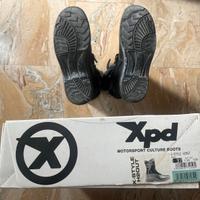 Scarponcini moto Xpd X-Style H2Out neri