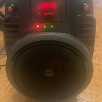 Cassa acustica  con 2 microfoni ad archetto