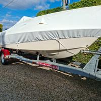 Saver TC540 con motore Yamaha 80 e carrello