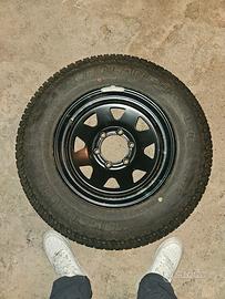 Set 4 cerchi 16 + 205/80/16 yokohoma geolander