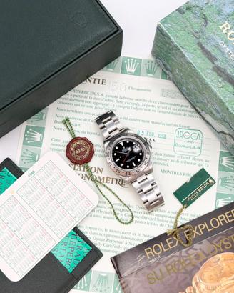 Rolex Explorer II 16570, Full set, Si Permute