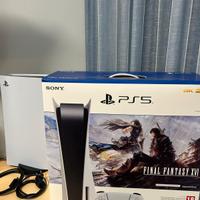 PS5 lettore disco + controller + final fantasy XVI