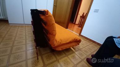 Divano letto Toronto con futon e coprifuton