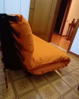 Divano letto Toronto con futon e coprifuton