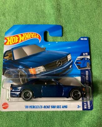 Hot Wheels - '89 Mercedes-Benz 560 SEC AMG (Blue)