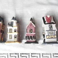 5 casette stile "nordico" cotto/terracotta decorat