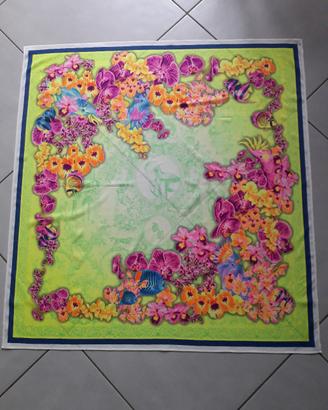 Tessuto stampa foulard Versace