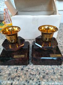 Candelabri (2) ossidiana armena