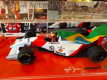 ayrton senna 1/18