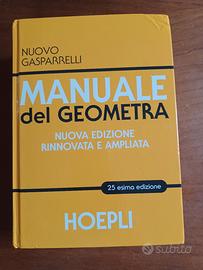 libro  manuale del geometra edizione 2025