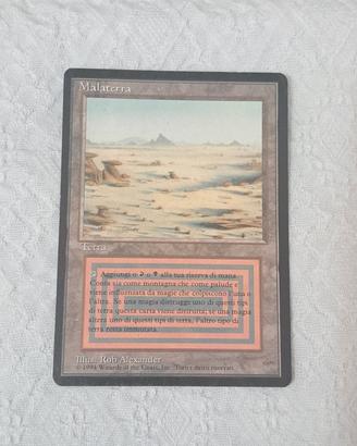 carta magic the Gathering  malaterra  1994