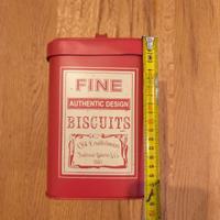 lotto 2 pezzi contenitore in metallo 