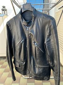 Chiodo vera pelle vintage donna