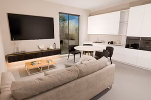 Appartamento con terrazza in villa