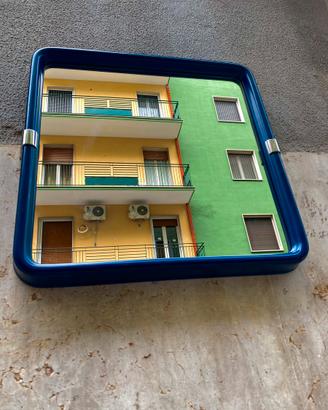 Specchio Carrara&Matta anni 70  blu