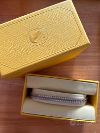 SWAROVSKI Bracciale Matrix Tennis Bianco Oro Rosa