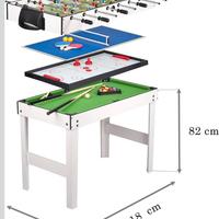 Biliardino 4 in 1 Leomark