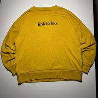 Felpa in cotone leggera senape Pull & Bear  S