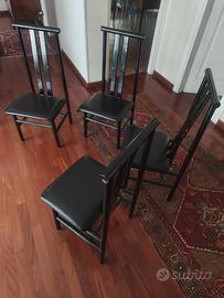 4 sedie da soggiorno 