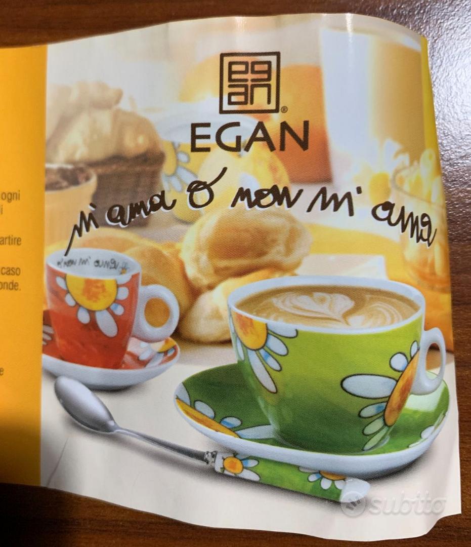 Set 2 tazzine + piattini per caffè EGAN - Arredamento e Casalinghi In  vendita a Roma