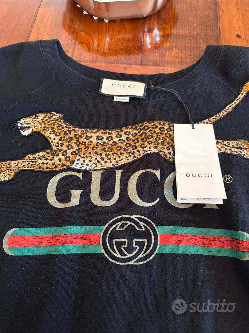 Felpa 2024 gucci leopard