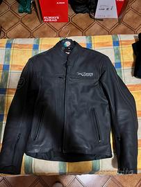 Giacca moto in pelle A Pro M