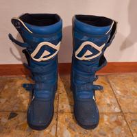 Stivali cross acerbis x-team blu e bianco tg.42