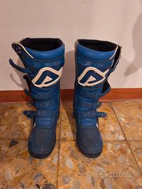 Stivali cross acerbis x-team blu e bianco tg.42