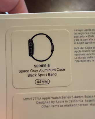 Apple iWatch serie 5 44mm alluminium