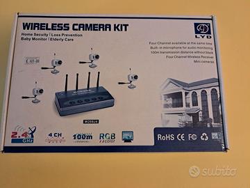 kit wireless 4 mini videocamere