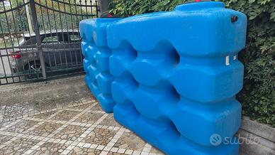 2 serbatoi cisterna acqua potabile Elbi 2000 litri