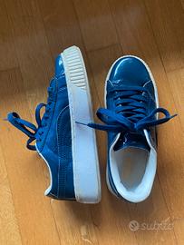 Scarpe puma blu verniciate Abbigliamento e Accessori In vendita a Milano