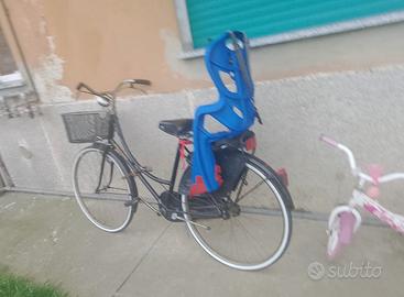 Bicicletta donna con seggiolino